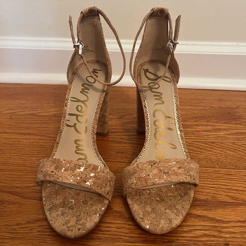 New, never worn. Sam Edelman Yaro Block Heel Sandals